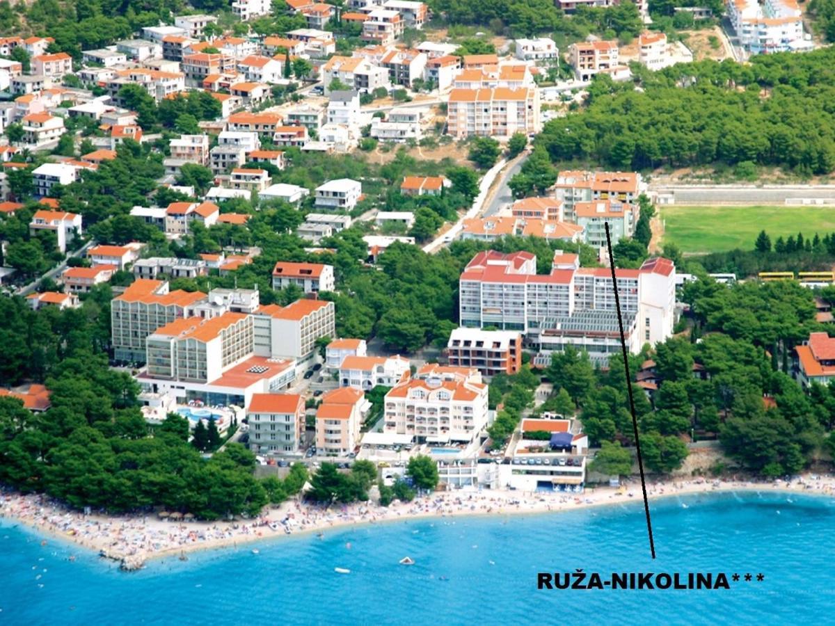 Ruza&Nikolina "1" Apartmani - Baška Voda Exteriör bild