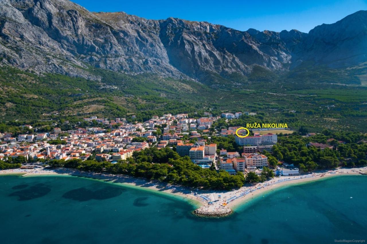 Ruza&Nikolina "1" Apartmani - Baška Voda Exteriör bild