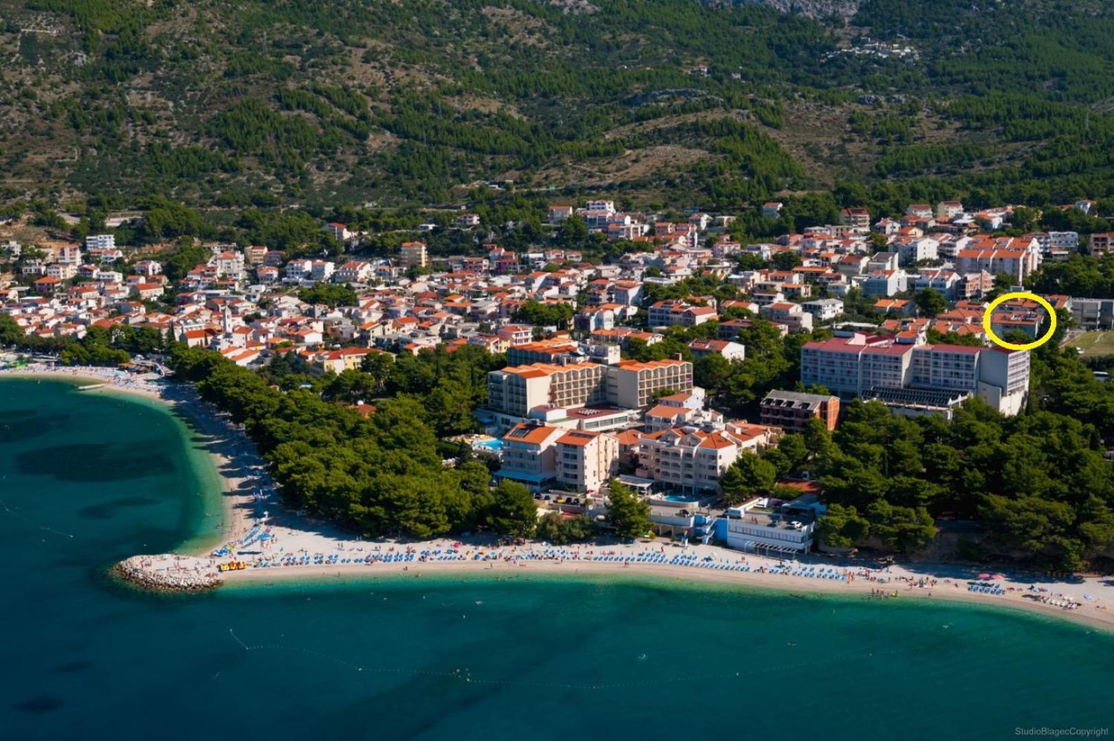 Ruza&Nikolina "1" Apartmani - Baška Voda Exteriör bild